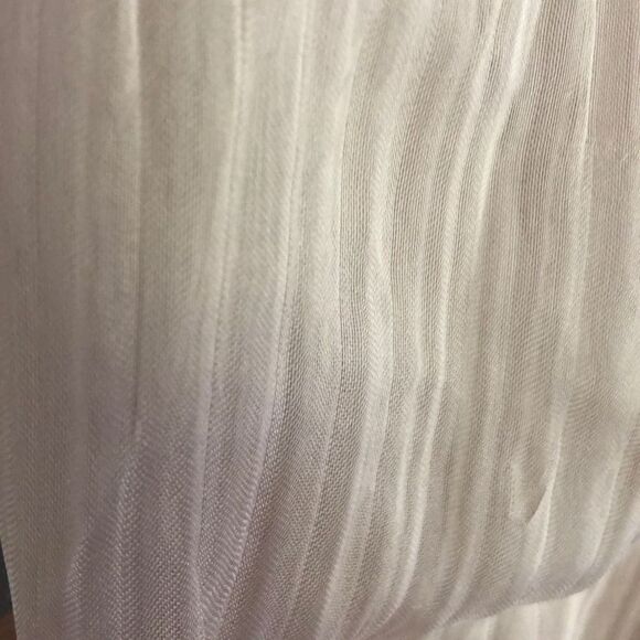 NWT Express Blush long sleeve, classic blouse, semi sheer XS - Picture 3 of 6